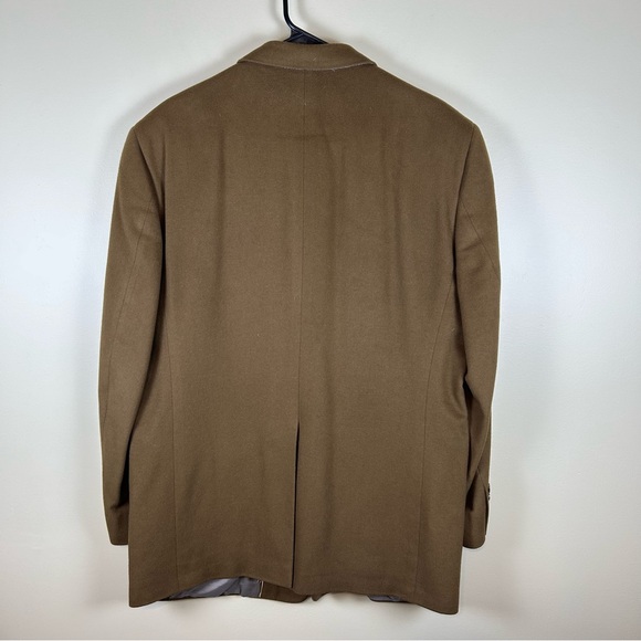 Hart Schaffner Marx Gold Trumpeter 100% cashmere blazer woven in Italy 43R - Picture 2 of 10